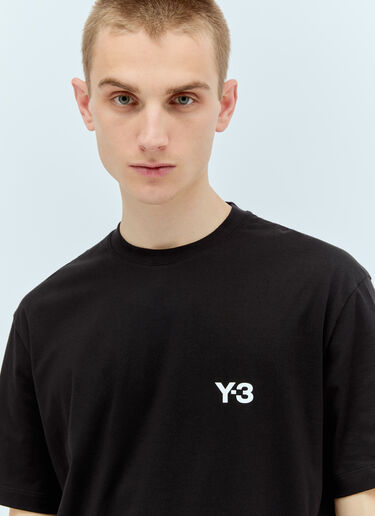 로고 프린트 티셔츠 Y-3 x Real Madrid 로고 프린트 티셔츠 블랙 rma0156015
