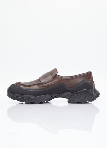 ROA Hybrid Leather Loafers Brown roa0154017