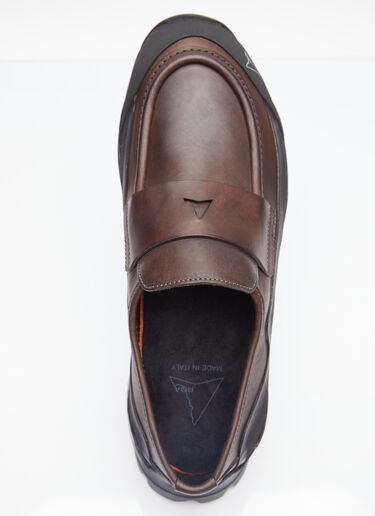 ROA Hybrid Leather Loafers Brown roa0154017