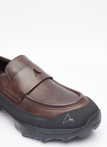 ROA Hybrid Leather Loafers Brown roa0154017