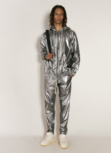 Rick Owens x Champion 점보 제이슨 후드 재킷 실버 roc0157001