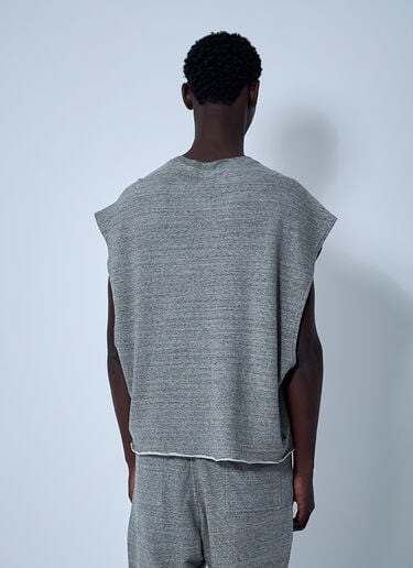 로고 모티프 티셔츠 Rick Owens x Champion 로고 모티프 티셔츠 그레이 roc0161001