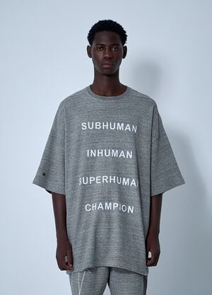 Rick Owens x Champion Tommy T-Shirt Grey roc0161004