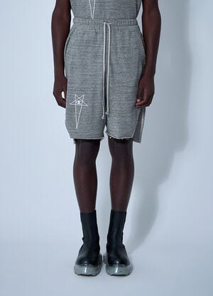 Rick Owens x Champion Beveled Pods Shorts Grey roc0161005