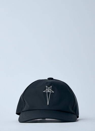 Rick Owens x Champion ロゴモチーフベースボールキャップ ブラック roc0161007