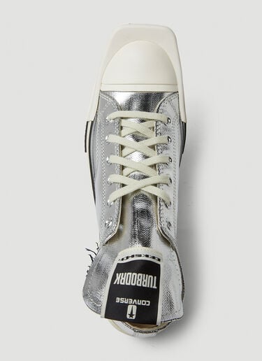 TURBODRK Low Top Sneakers Rick Owens x Converse TURBODRK Low Top Sneakers Silver roc0348002