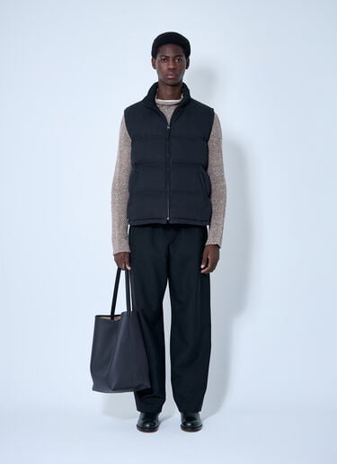 The Row Gettler Reversible Down Vest Black row0152009