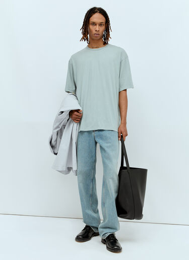 Steven Overzised T-Shirt The Row Steven Overzised T-Shirt Blue row0156002