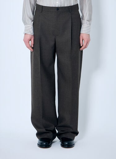 The Row Shelley Wool Pants Brown row0159004
