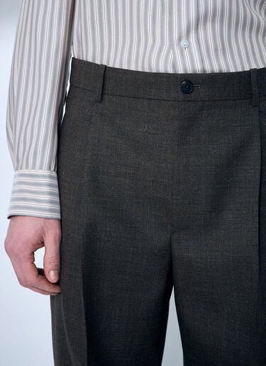 The Row Shelley Wool Pants Brown row0159004