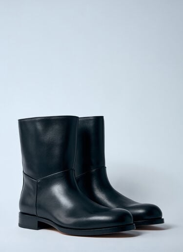 Nobilis Leather Boots The Row Nobilis Leather Boots Black row0159011
