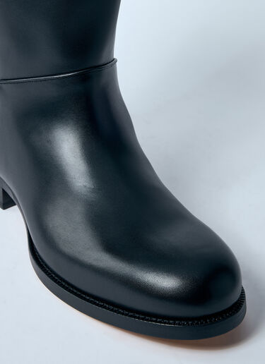 Nobilis Leather Boots The Row Nobilis Leather Boots Black row0159011