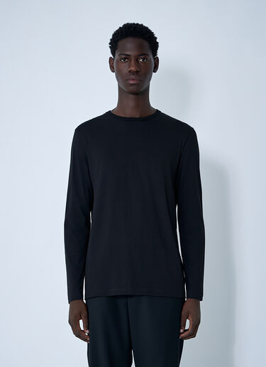 Leon Long Sleeve T-Shirt The Row Leon Long Sleeve T-Shirt Black row0160022