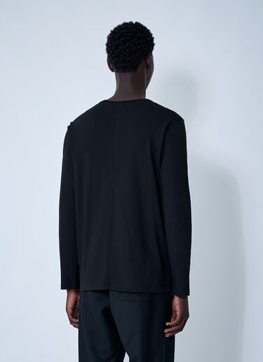 The Row Leon Long Sleeve T-Shirt Black row0160022