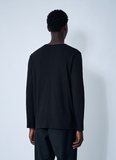 Leon Long Sleeve T-Shirt The Row Leon Long Sleeve T-Shirt Black row0160022