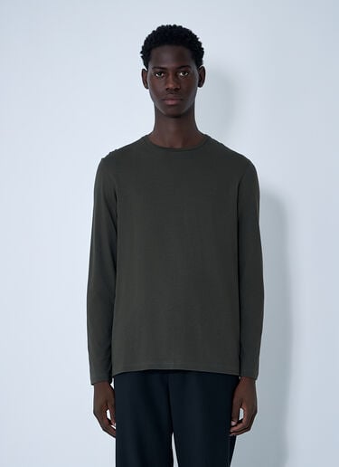 The Row Leon Long Sleeve T-Shirt Grey row0160023
