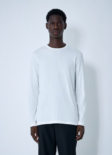 The Row Leon Long Sleeve T-Shirt White row0160024