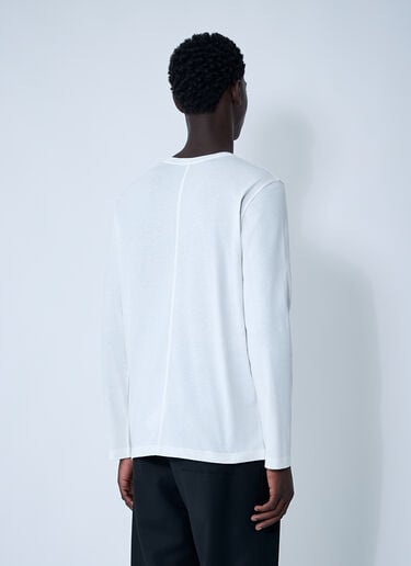 The Row Leon Long Sleeve T-Shirt White row0160024