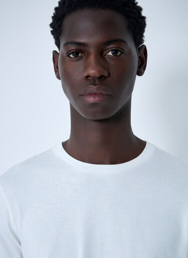 Leon Long Sleeve T-Shirt The Row Leon Long Sleeve T-Shirt White row0160024