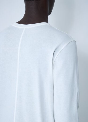The Row Leon Long Sleeve T-Shirt White row0160024