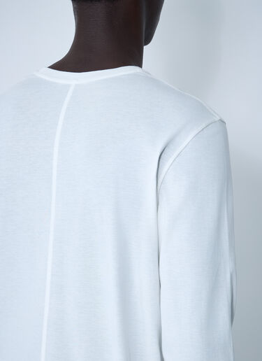 Leon Long Sleeve T-Shirt The Row Leon Long Sleeve T-Shirt White row0160024