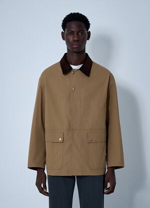 The Row Frank Jacket Beige row0160029