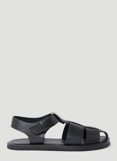 The Row Fisherman Sandals Black row0251023