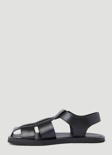 The Row Fisherman Sandals Black row0251023