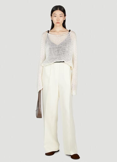 The Row Gordon Pants White row0253007