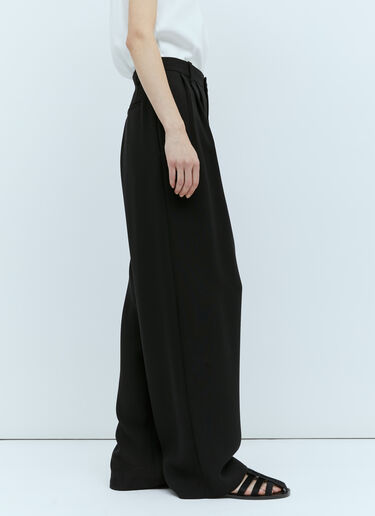 The Row 루포스 울 팬츠 블랙 row0253026