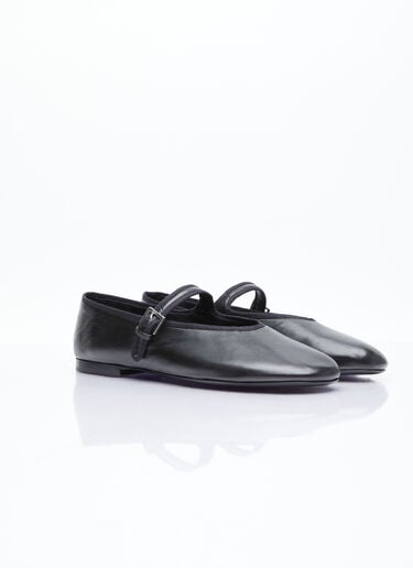 Boheme MJ Leather Flats The Row Boheme MJ Leather Flats Black row0253032