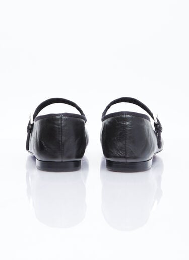 Boheme MJ Leather Flats The Row Boheme MJ Leather Flats Black row0253032