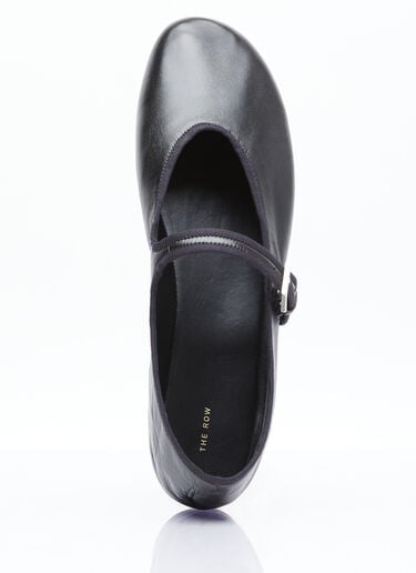 Boheme MJ Leather Flats The Row Boheme MJ Leather Flats Black row0253032