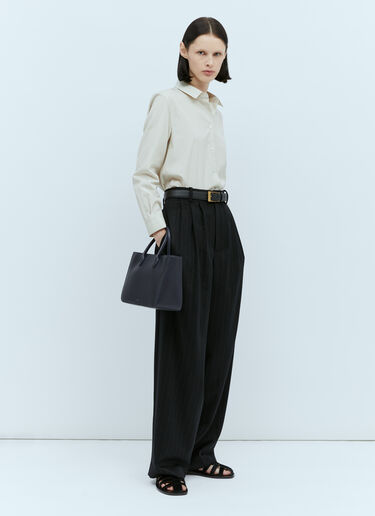 小号 E/W Day Luxe 托特包 The Row 小号 E/W Day Luxe 托特包 黑色 row0253040