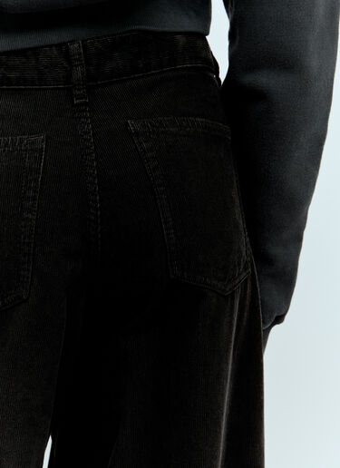 The Row Chan Corduroy Pants Black row0256018
