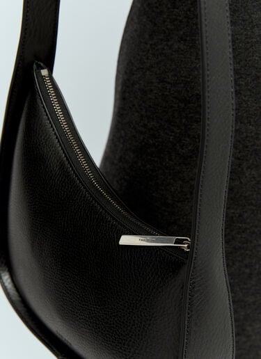 Half Moon Shoulder Bag The Row Half Moon Shoulder Bag Black row0256044