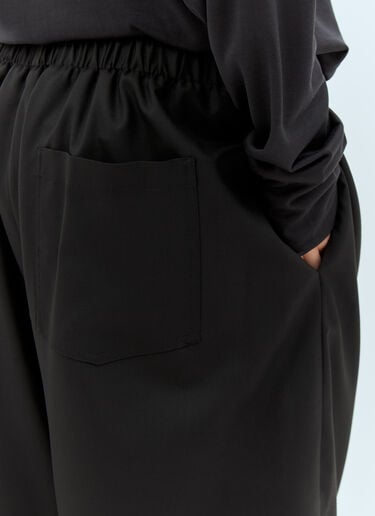 The Row Staton Drawstring Shorts Black row0257001