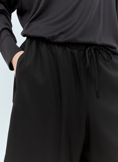 Staton Drawstring Shorts The Row Staton Drawstring Shorts Black row0257001