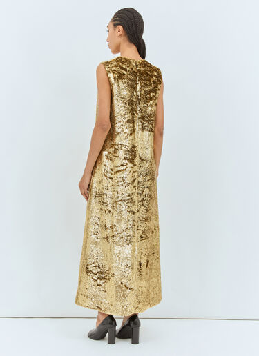 Louane Maxi Dress The Row Louane Maxi Dress Gold row0258004