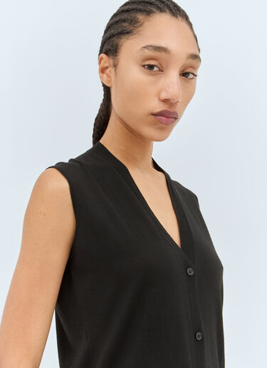 The Row Harrell Vest Black row0258006