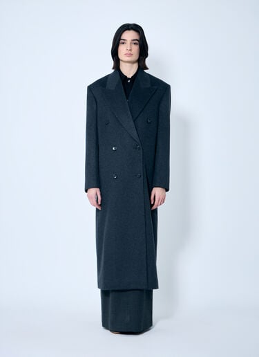 ハリス・カシミヤコート The Row ハリス・カシミヤコート グレー row0259004