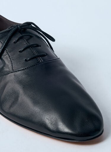 Heredita Leather Lace-Up Shoes The Row Heredita Leather Lace-Up Shoes Black row0259012