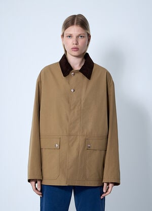 The Row Frank Jacket Brown row0260006