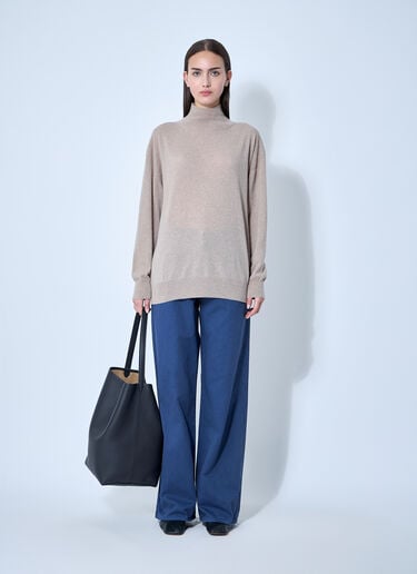 The Row Jabari Sweater Beige row0260017