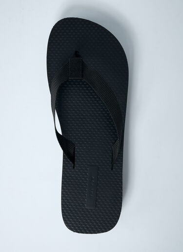 The Row Dune Platform Thong Sandals Black row0260022
