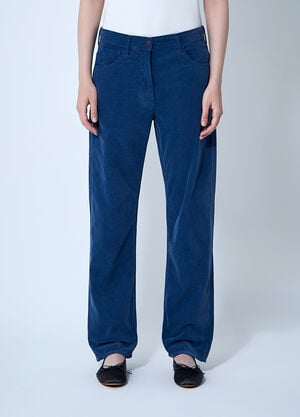 The Row Tarley Corduroy Pants Blue row0260038