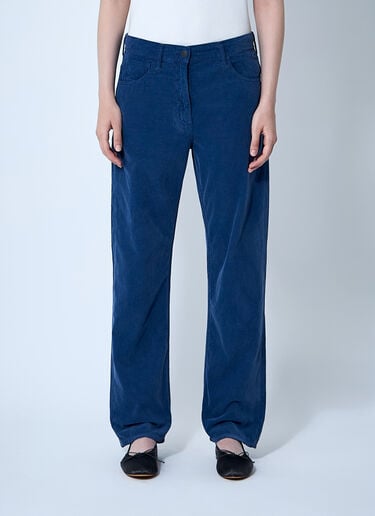 The Row Tarley Corduroy Pants Blue row0260038