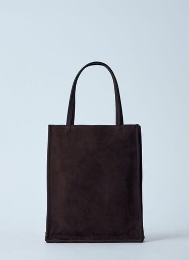 The Row Small To Go Tote Bag Brown row0260047