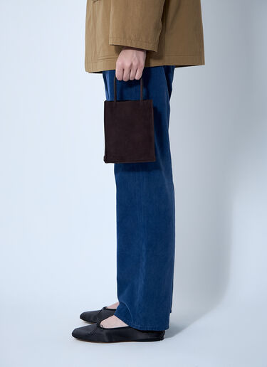 Small To Go Tote Bag The Row Small To Go Tote Bag Brown row0260047