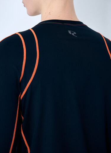 RUNNING ORDER スレーター ロングスリーブ トップ ブラック run0359008